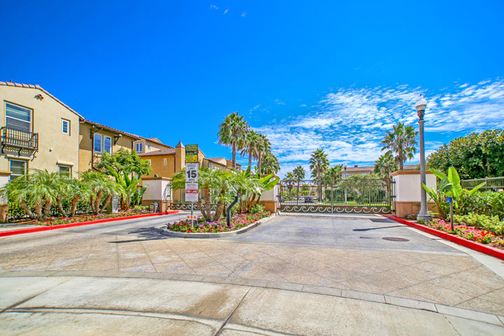 The Waterfront Gated Community in Huntington Beach, California