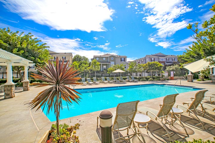 The Boardwalk community pool in Huntington Beach, CA